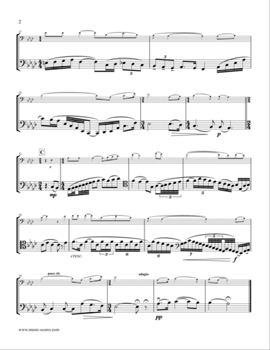 Shenandoah - Solo Cello Cello Solo scores gallery preview page 2
