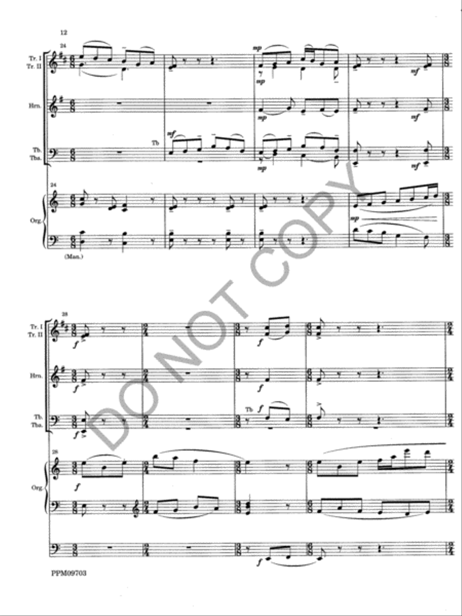 Triptych Choir scores gallery preview page 15