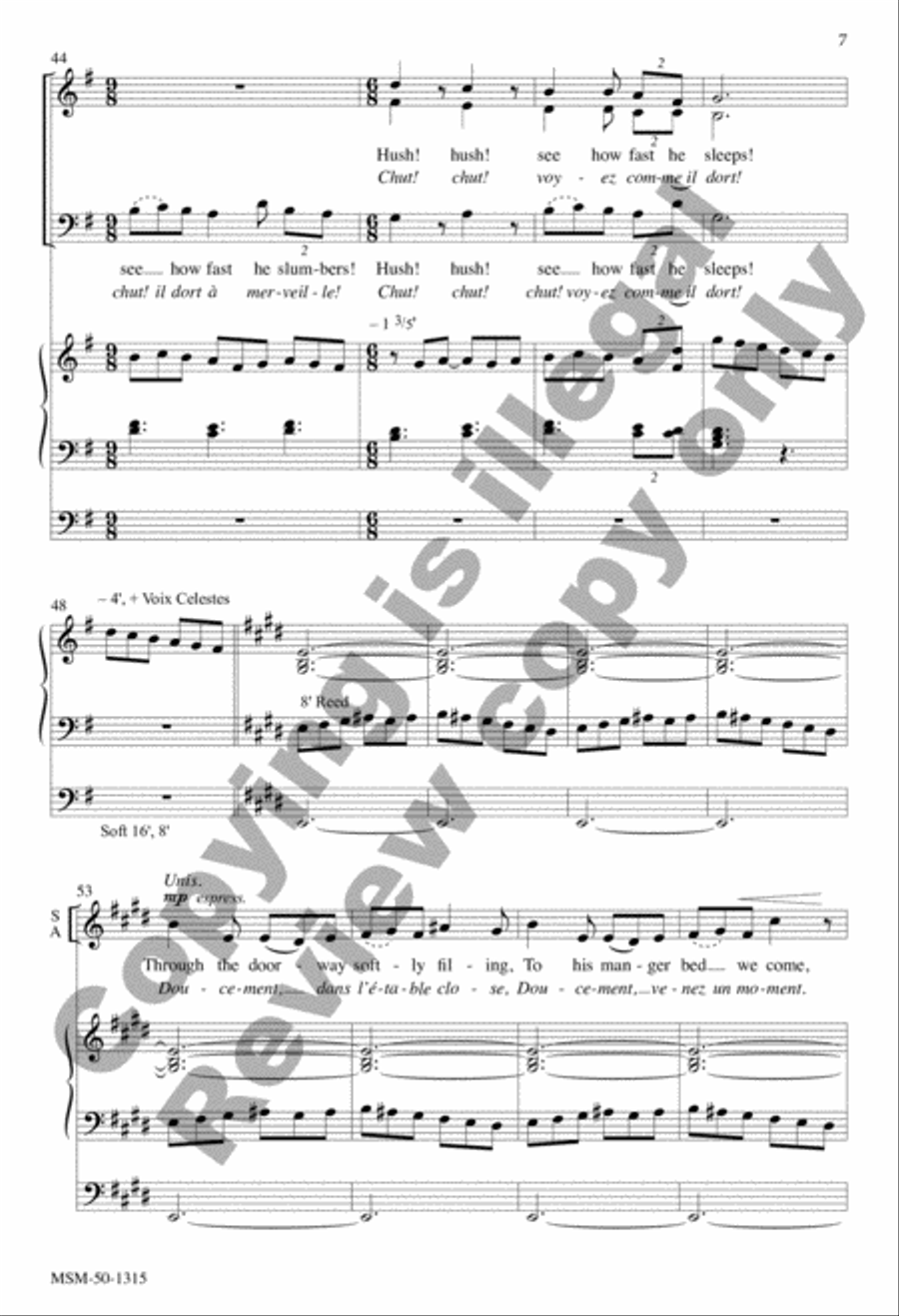 Bring a Torch, Jeanette, Isabella 4-Part scores gallery preview page 7
