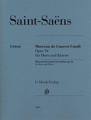 Book cover for Morceau de Concert in F minor Op. 94