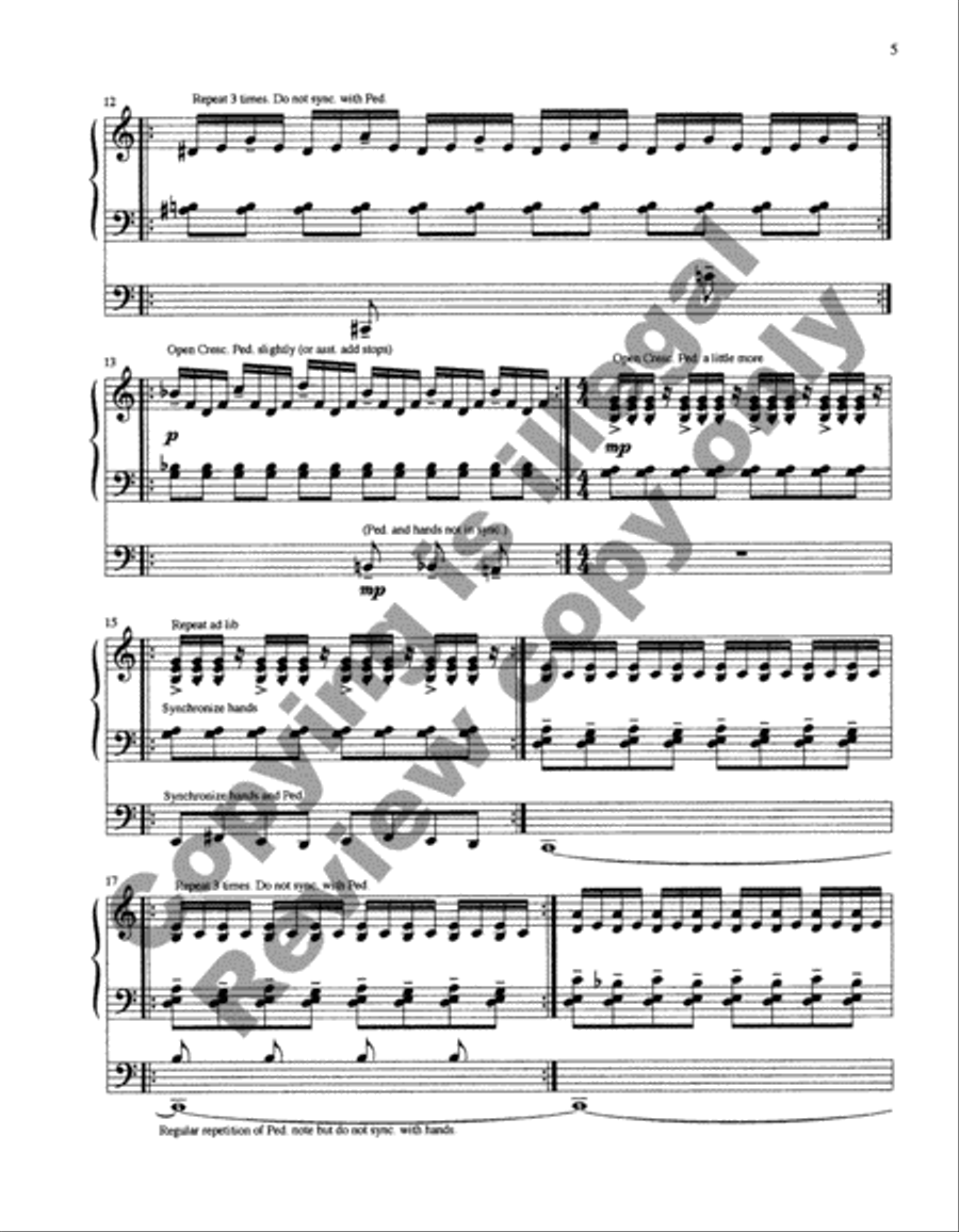 Four Biblical Settings Four Biblical Settings Organ scores gallery preview page 4
