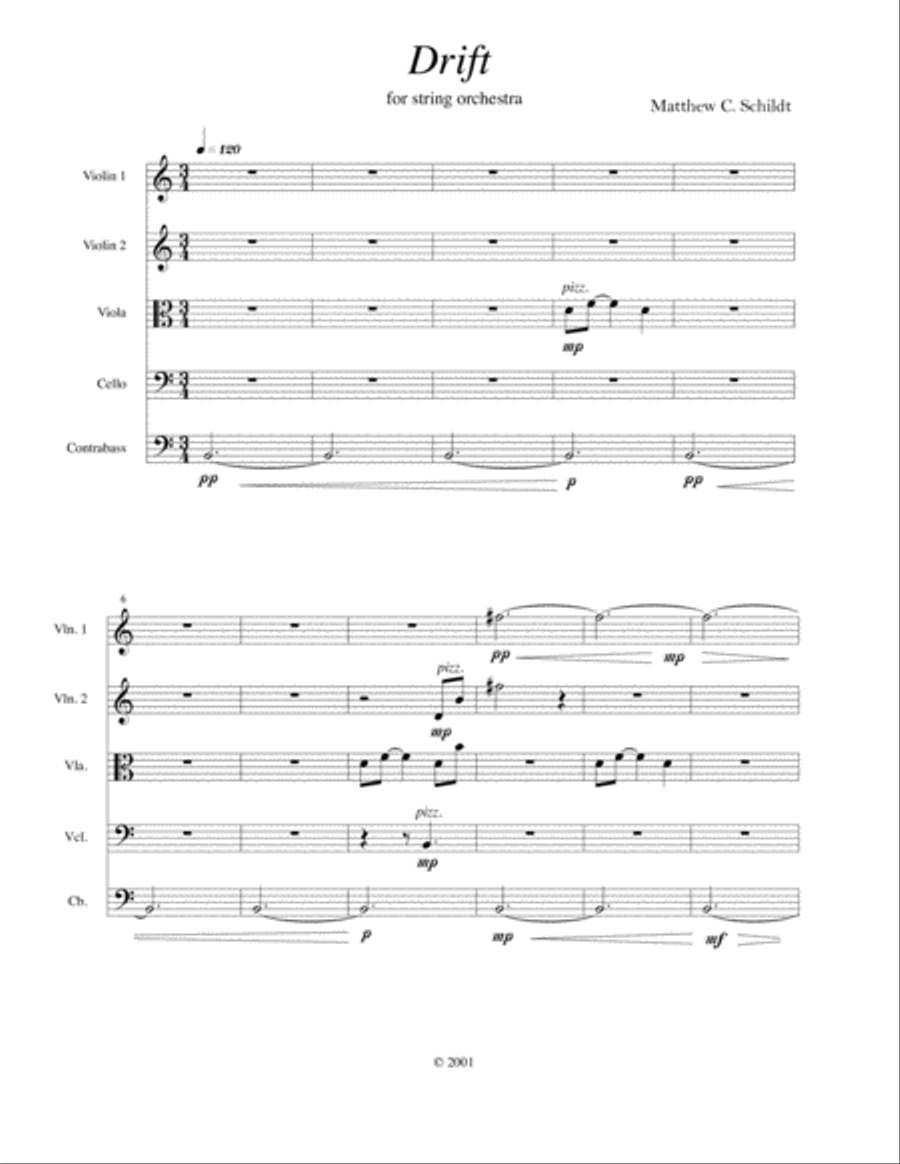 Drift String Orchestra scores gallery preview page 2