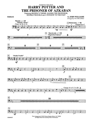 Harry Potter and the Prisoner of Azkaban, Symphonic Suite from: Timpani