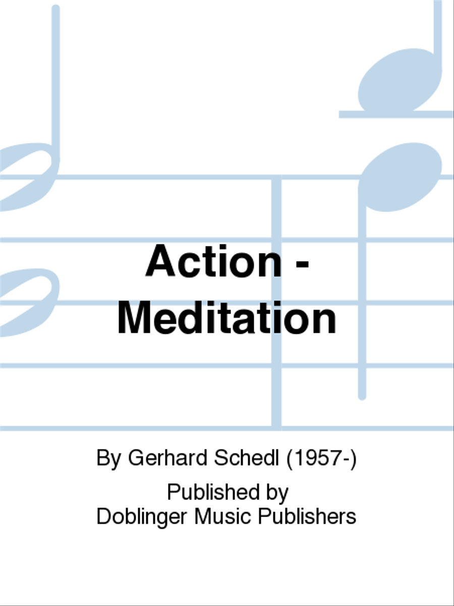 action - meditation Organ scores gallery preview page 1