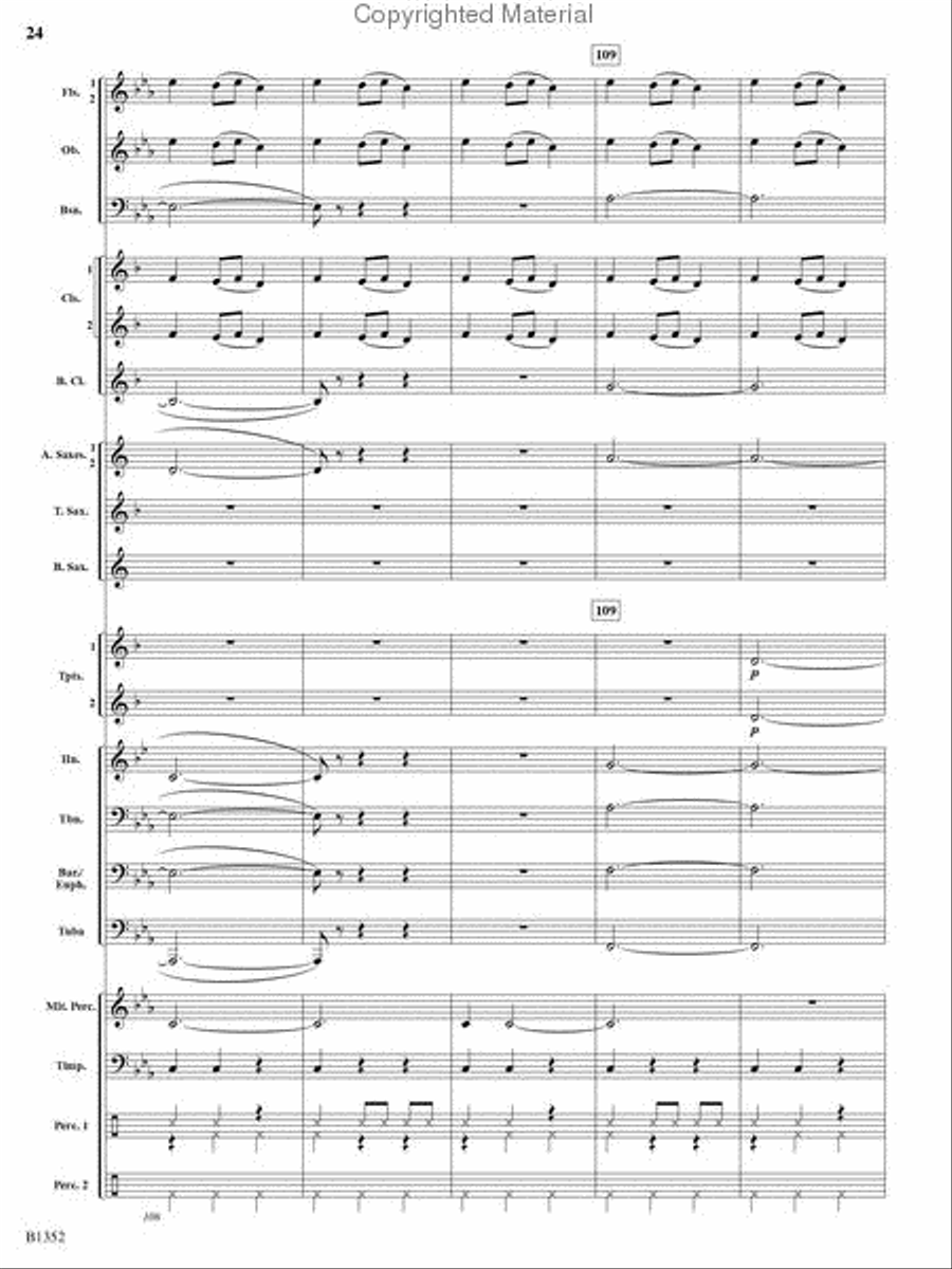 A Christmas Montage Concert Band scores gallery preview page 23