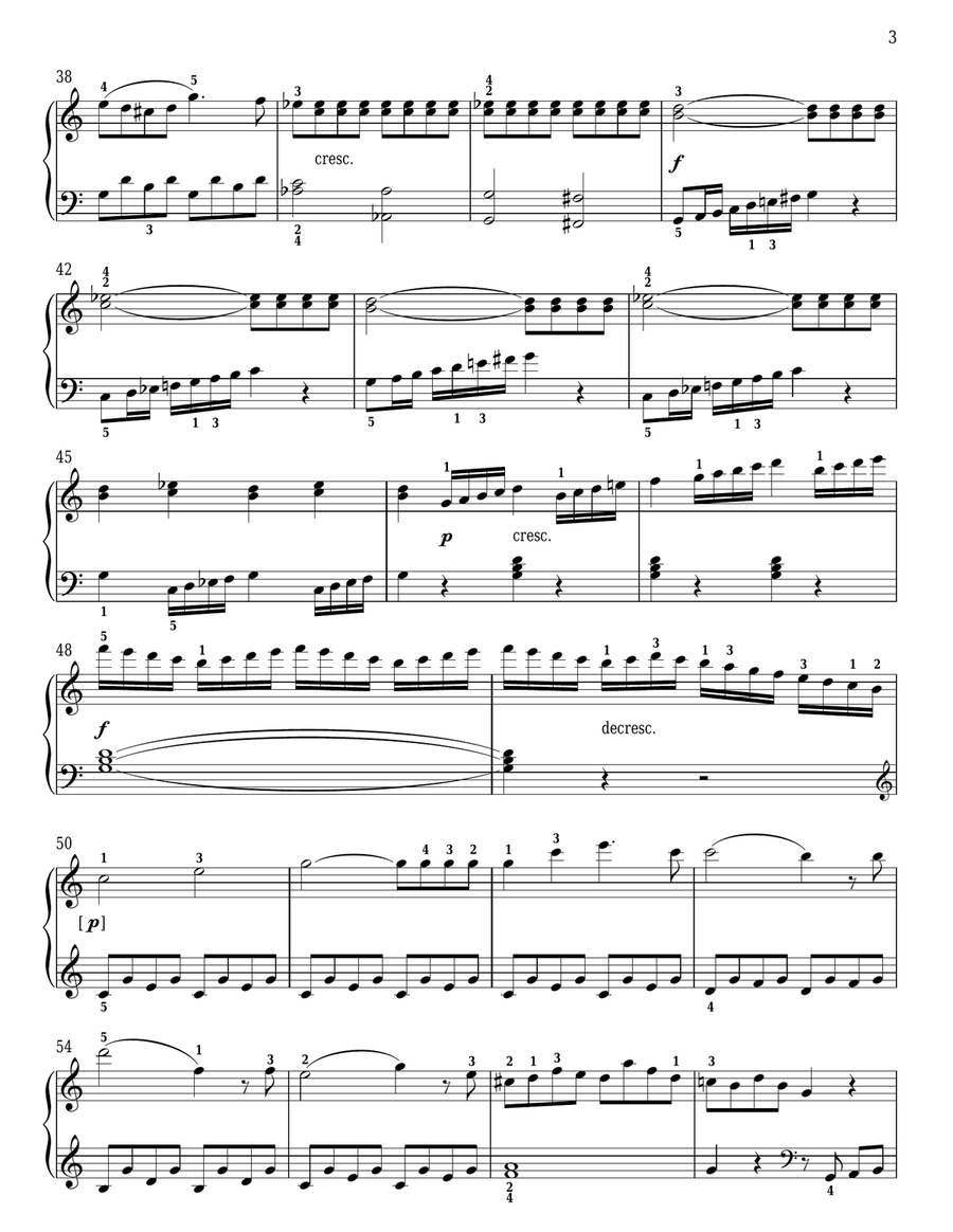 Sonatina In C Major, Op. 20, No. 1 Piano Solo scores gallery preview page 3