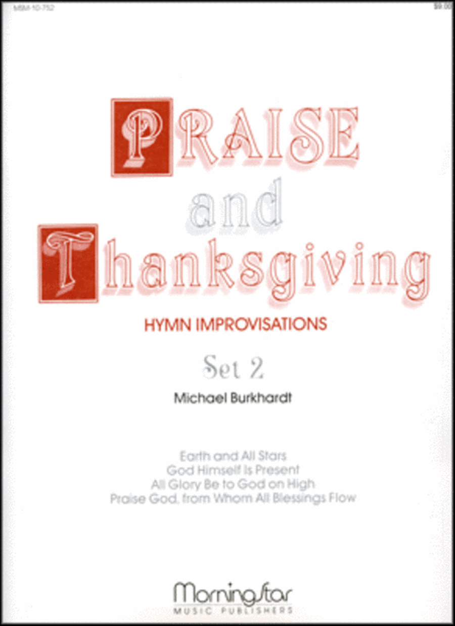 Praise and Thanksgiving, Set 2 Organ scores gallery preview page 1