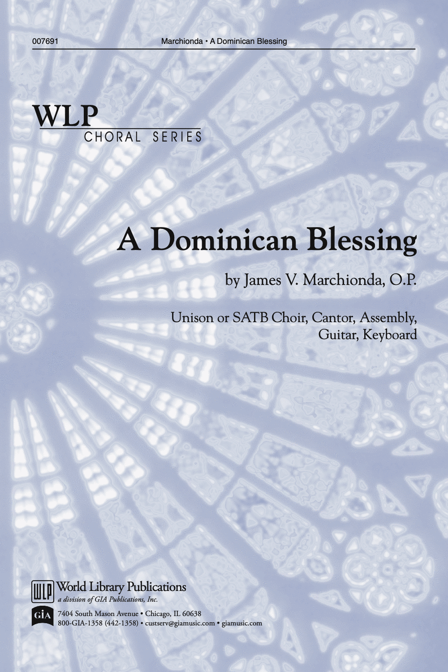 A Dominican Blessing 4-Part scores gallery preview page 1