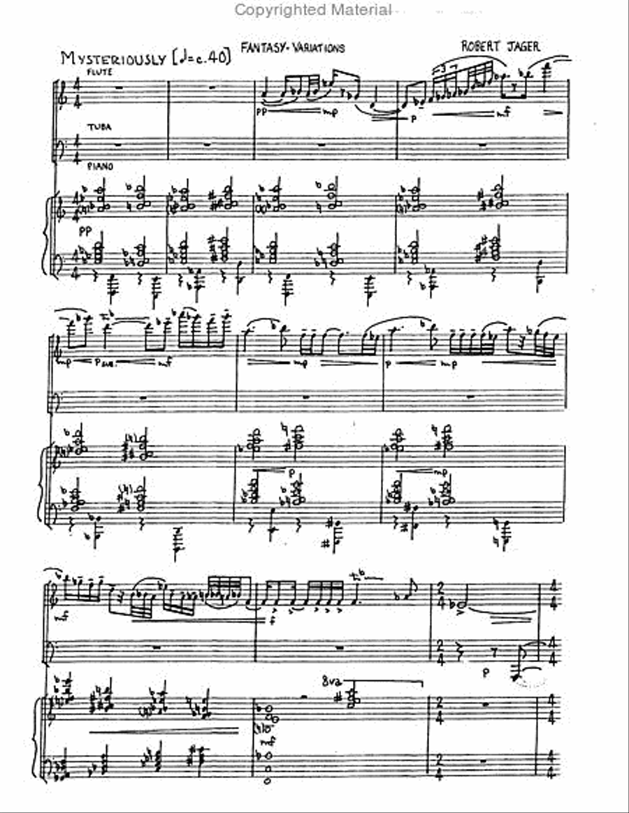 Fantasy Variations Flute scores gallery preview page 2