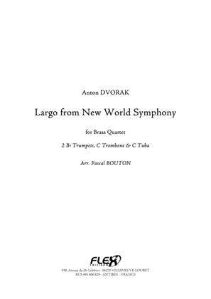 Book cover for Largo from New Word Symphony