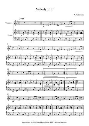 Melody In F - Anton Rubinstein (Trumpet + Piano)
