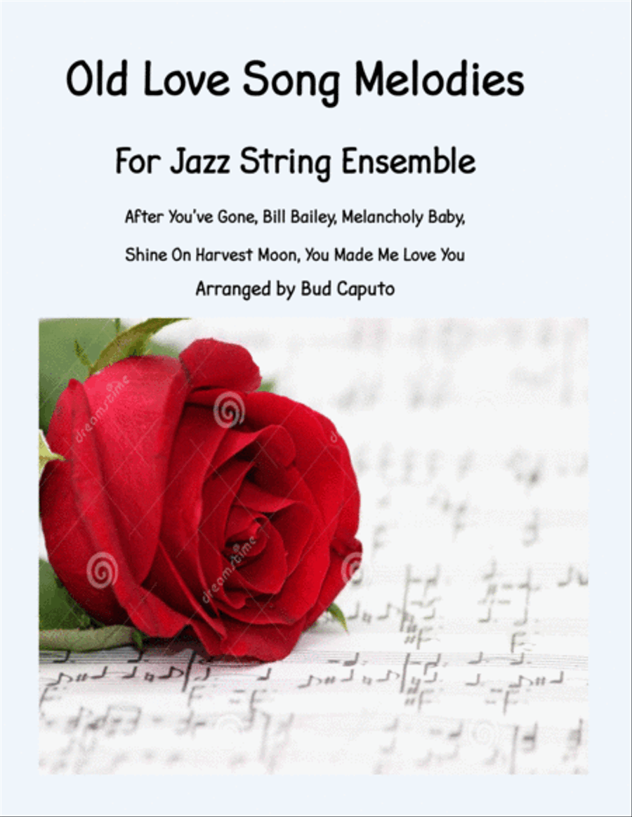 Old Love Song Melodies for Jazz String Ensemble String Orchestra scores gallery preview page 1