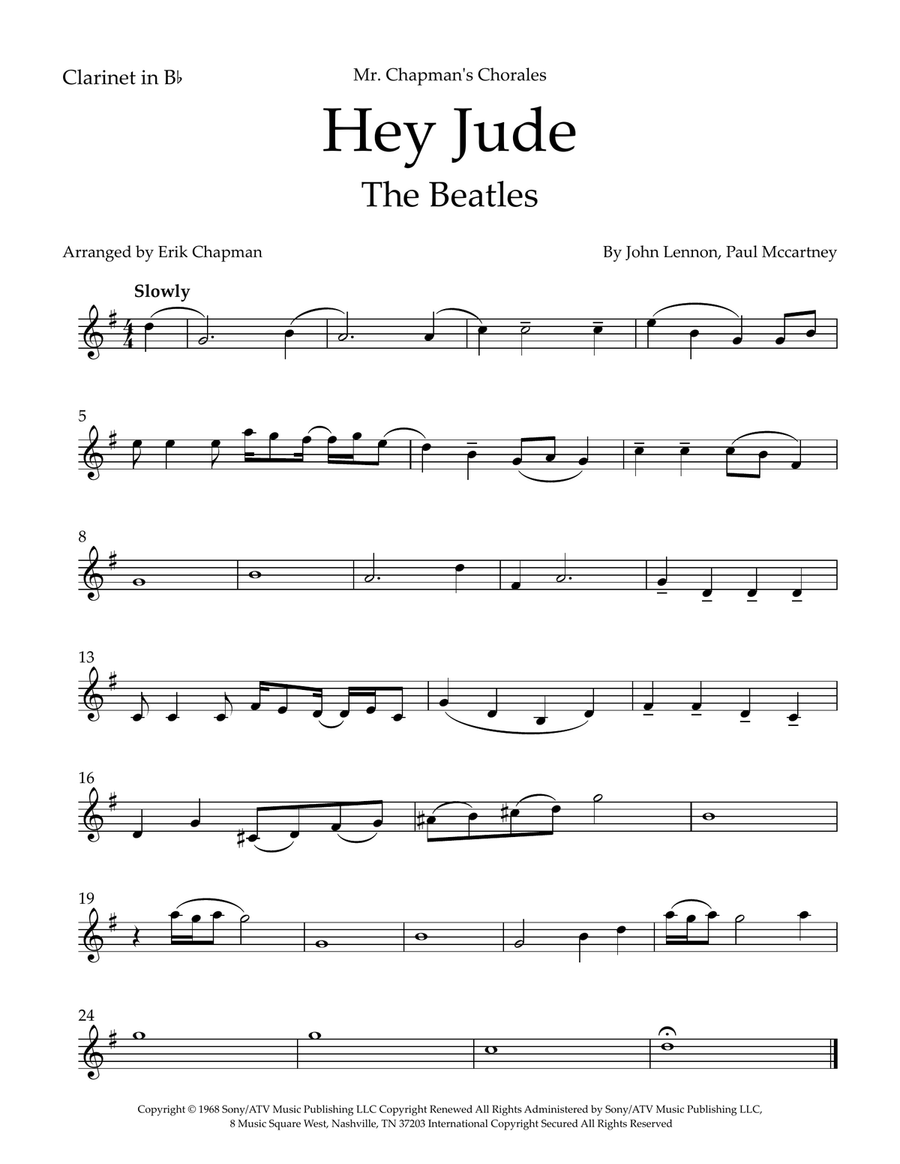 Hey Jude Hey Jude Large Ensemble scores gallery preview page 6