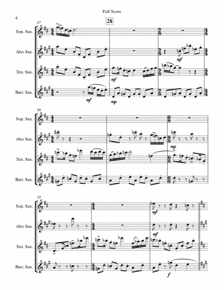 Divertimento for Saxophone Quartet image number null