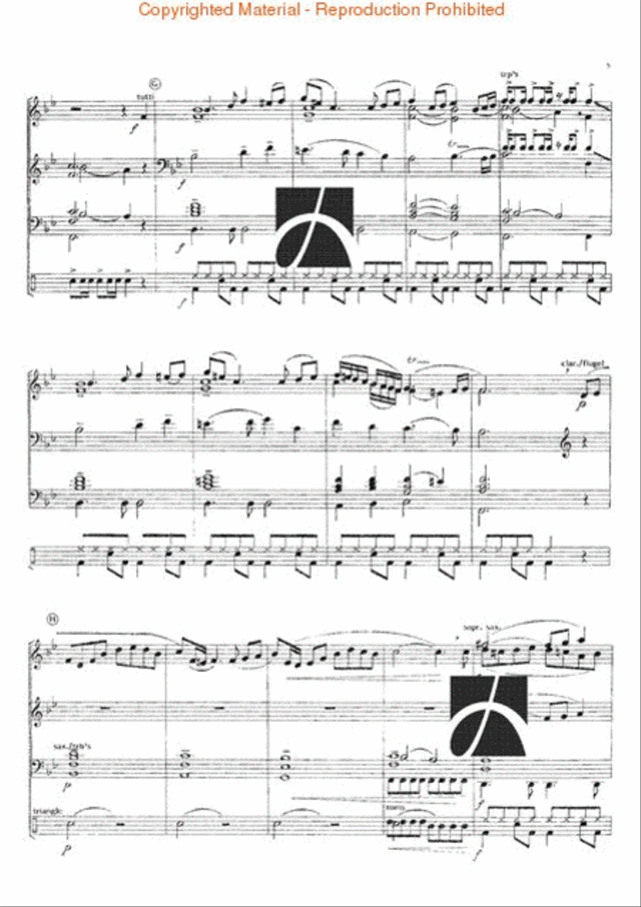 Oregon Concert Band scores gallery preview page 6