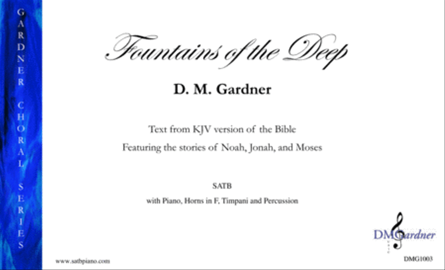 Fountains of the Deep (SATB, Piano, Horns, Timpani, Perc) 4-Part scores gallery preview page 2