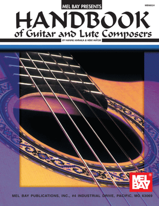 Book cover for Handbook of Guitar and Lute Composers