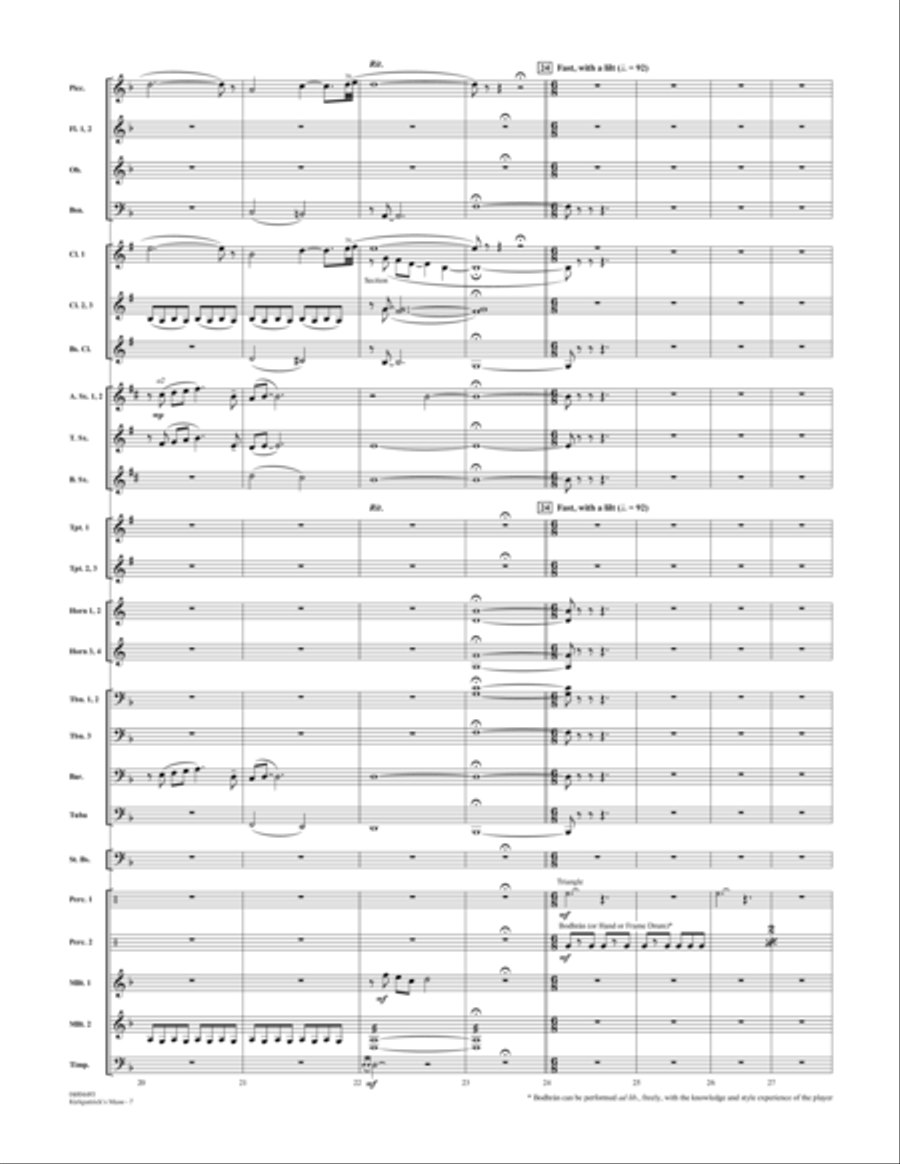 Kirkpatrick's Muse - Conductor Score (Full Score) Concert Band scores gallery preview page 6
