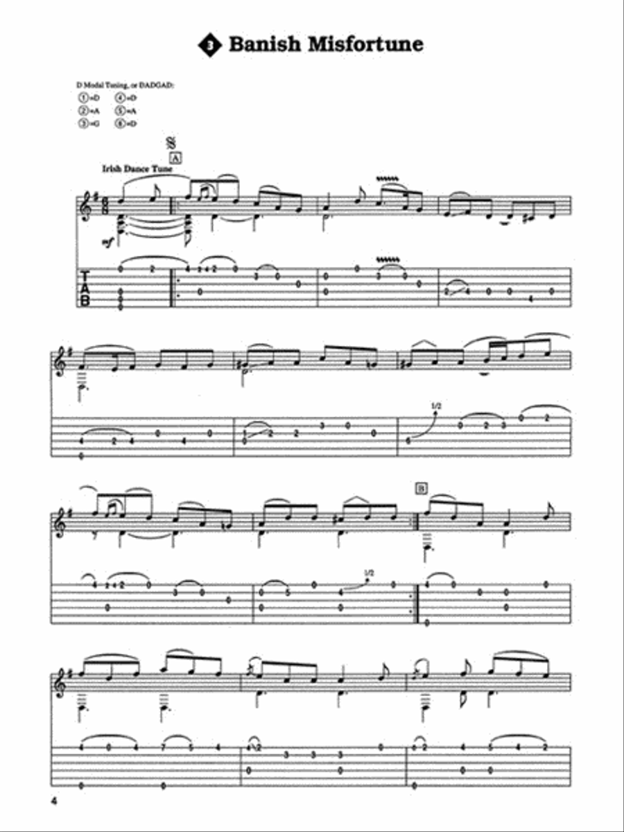 Richard Thompson Teaches Traditional Guitar Instrumentals Acoustic Guitar scores gallery preview page 3