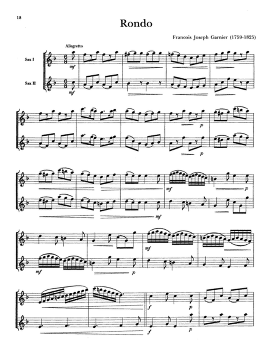 Belwin Master Duets (Saxophone), Volume 1