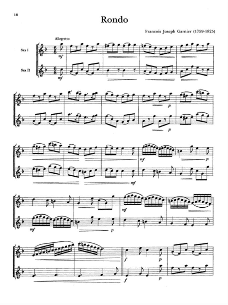 Belwin Master Duets (Saxophone), Volume 1 Woodwind Duet scores gallery preview page 5