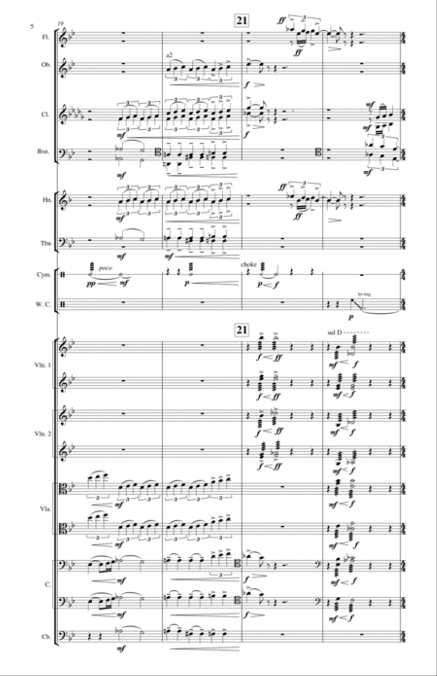 Orchestral Suite No.1 - Mvt. I Chamber Orchestra scores gallery preview page 6