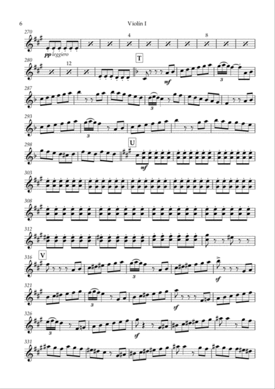 La Boda de Luis Alonso - G. Gimenez - For String Quartet (Parts) String Quartet scores gallery preview page 6