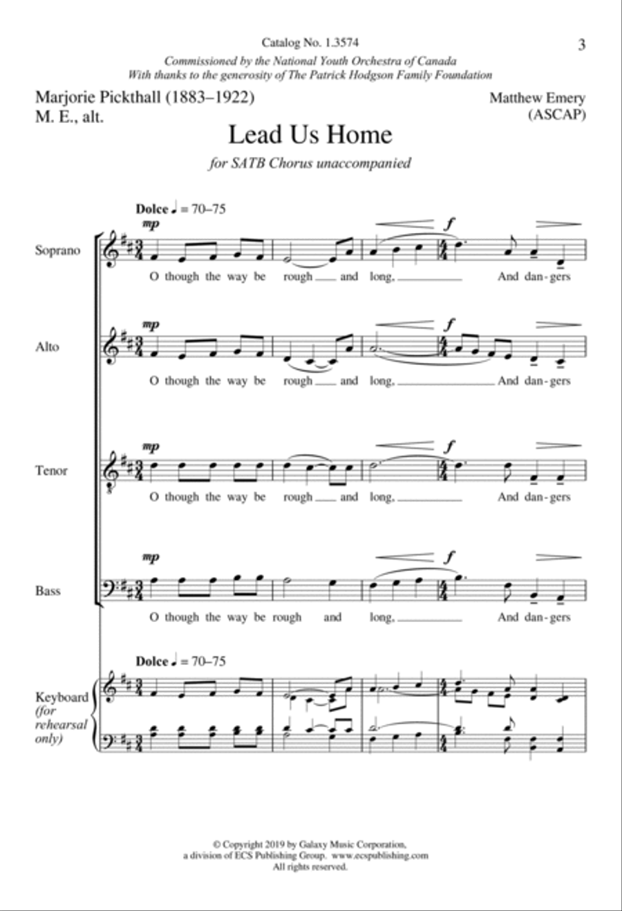 Lead Us Home Lead Us Home 4-Part scores gallery preview page 2