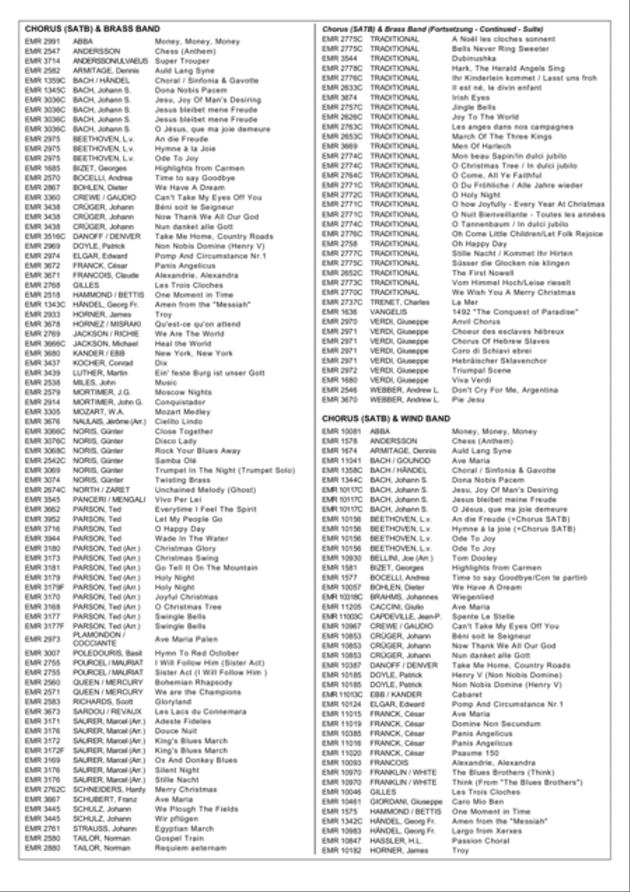 Santa Cecilia 4-Part scores gallery preview page 4
