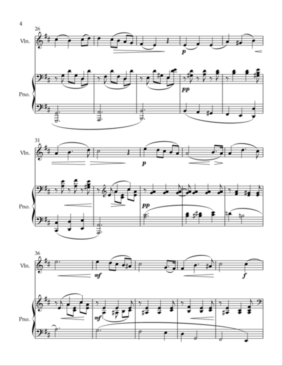 Romanesca Violin Solo scores gallery preview page 4
