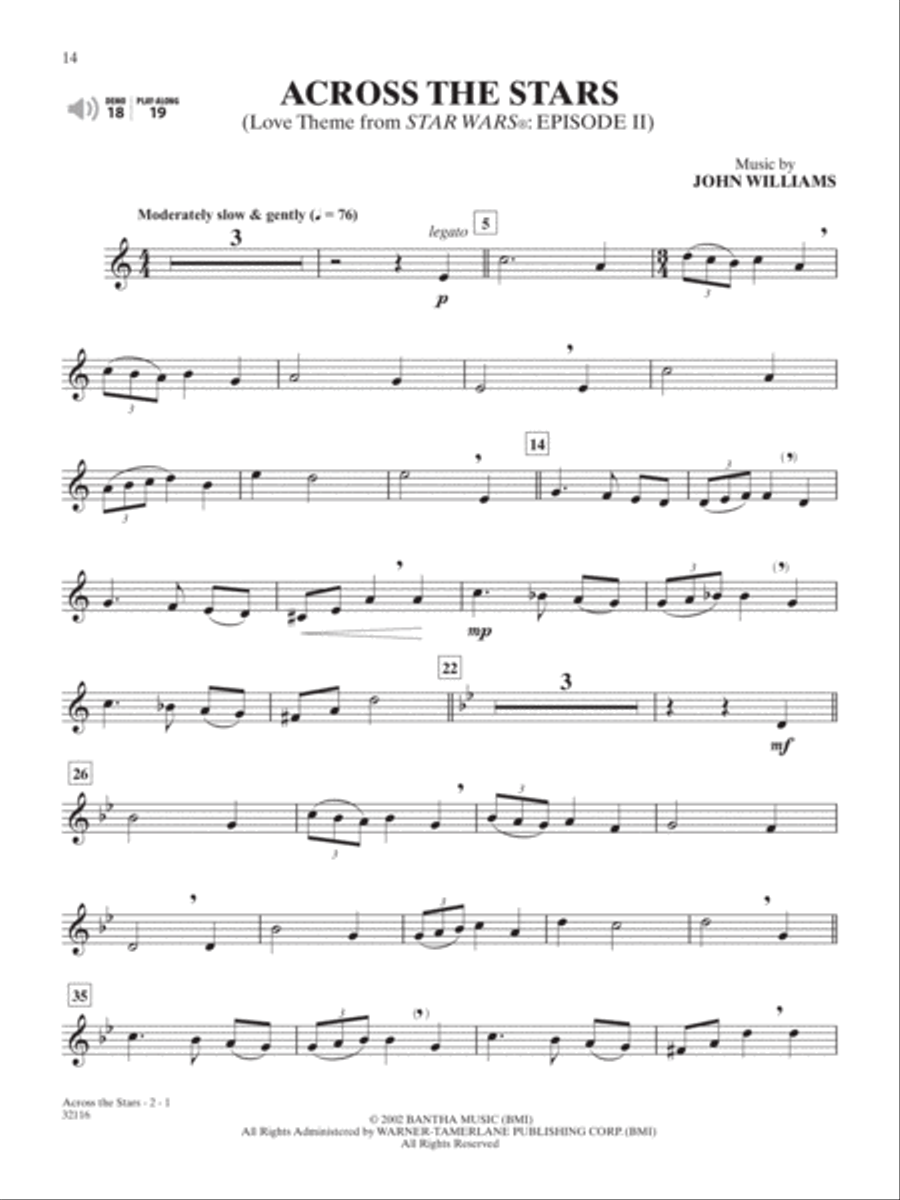 Star Wars I-VI Instrumental Solos - French Horn Horn Solo scores gallery preview page 3