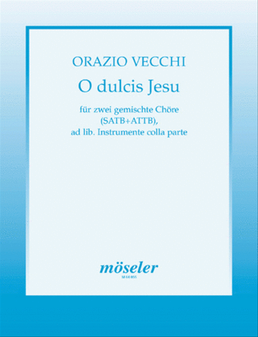 O dulcis Jesu 4-Part scores gallery preview page 1