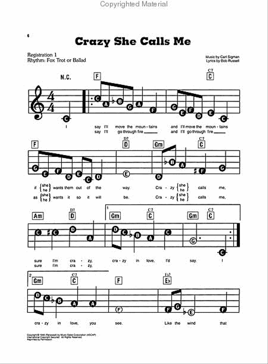 Rod Stewart – Best of the Great American Songbook Electronic Keyboard scores gallery preview page 2