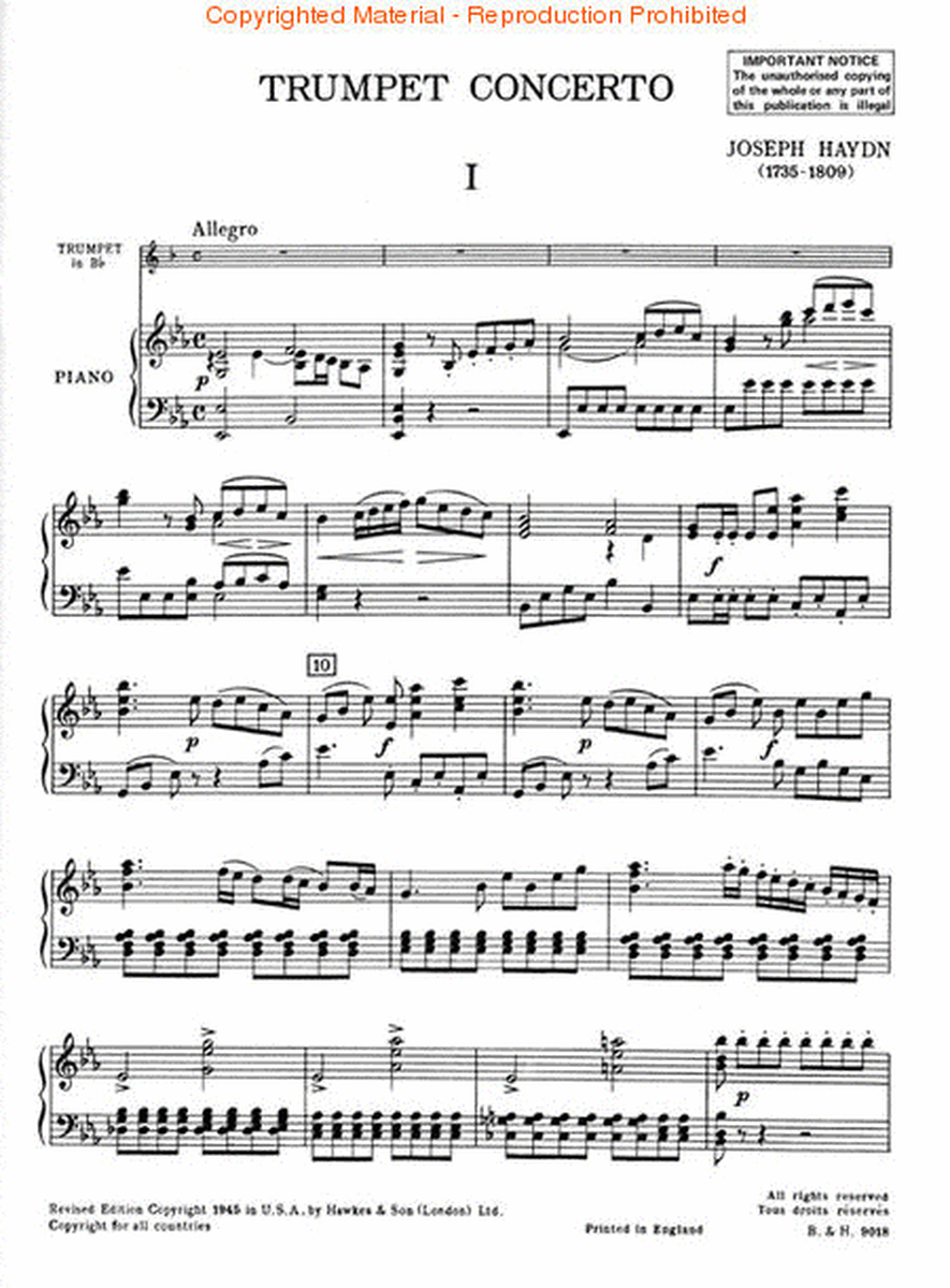 Trumpet Concerto in E-Flat