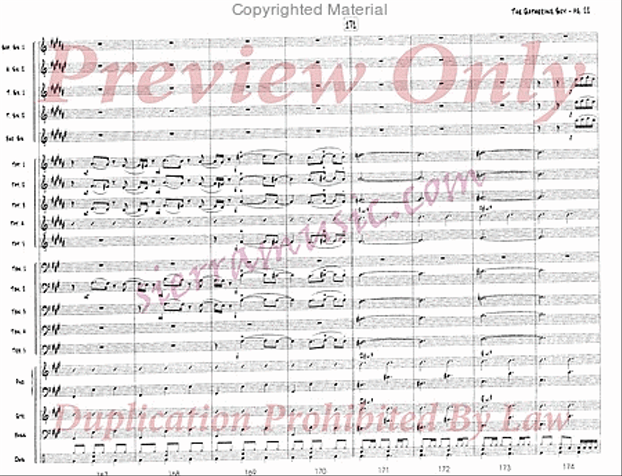 The Gathering Sky Jazz Ensemble scores gallery preview page 23