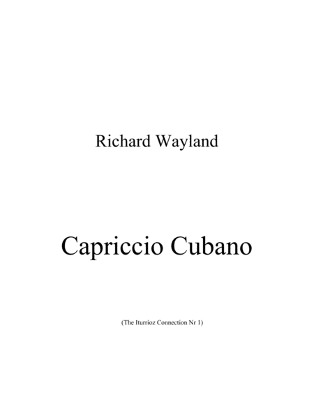 Capriccio Cubano (The Iturrioz Connection, Nr 1) image number null