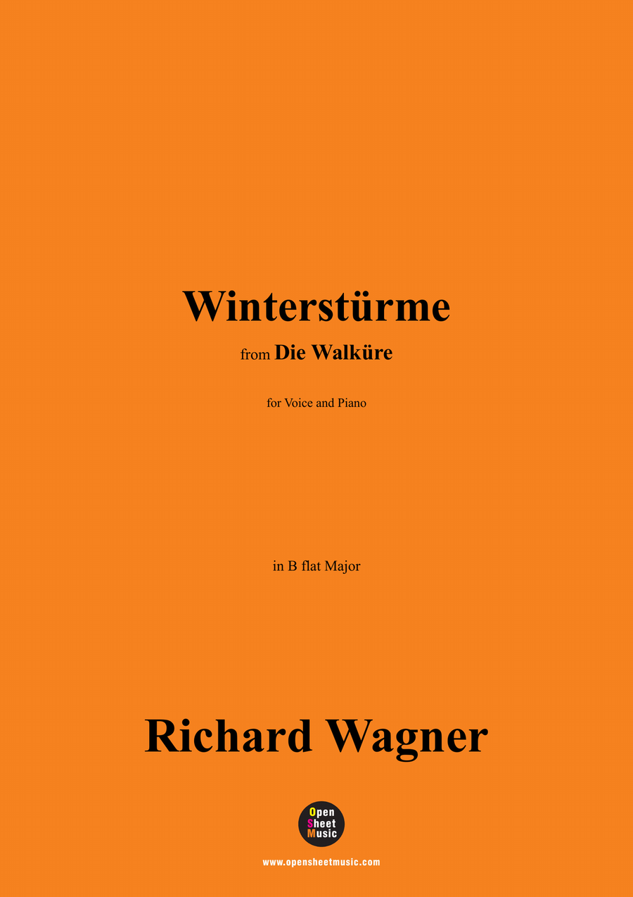 R. Wagner-Winterstürme(Winter Storms),in B flat Major