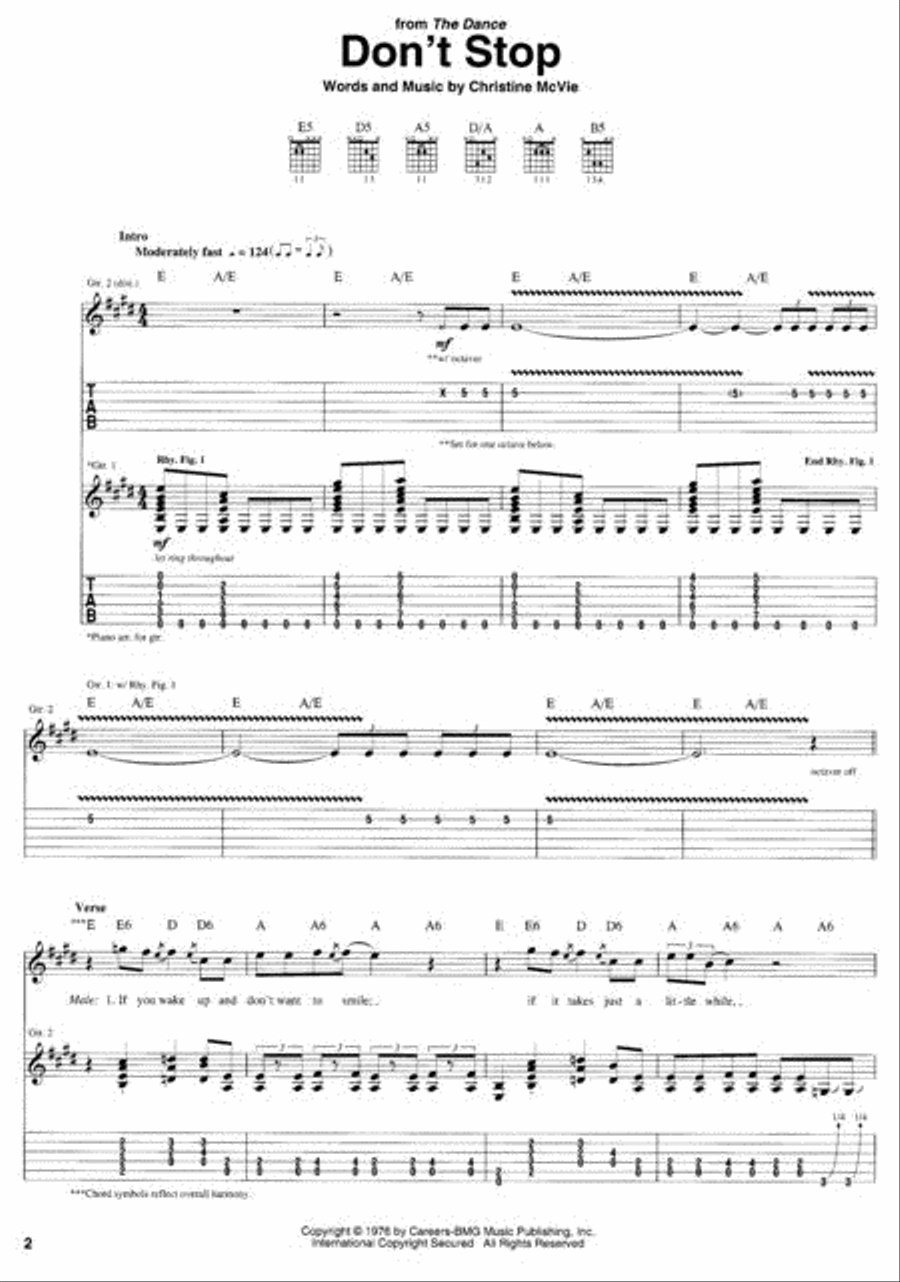 The Best of Fleetwood Mac Electric Guitar scores gallery preview page 2