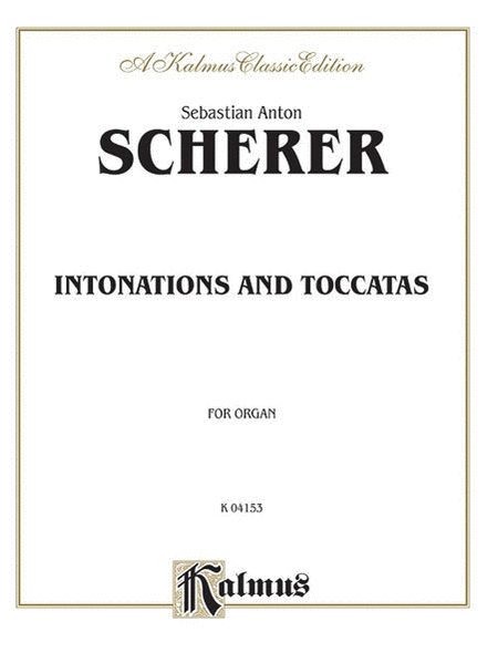 Intonations and Toccatas Organ - Sheet Music