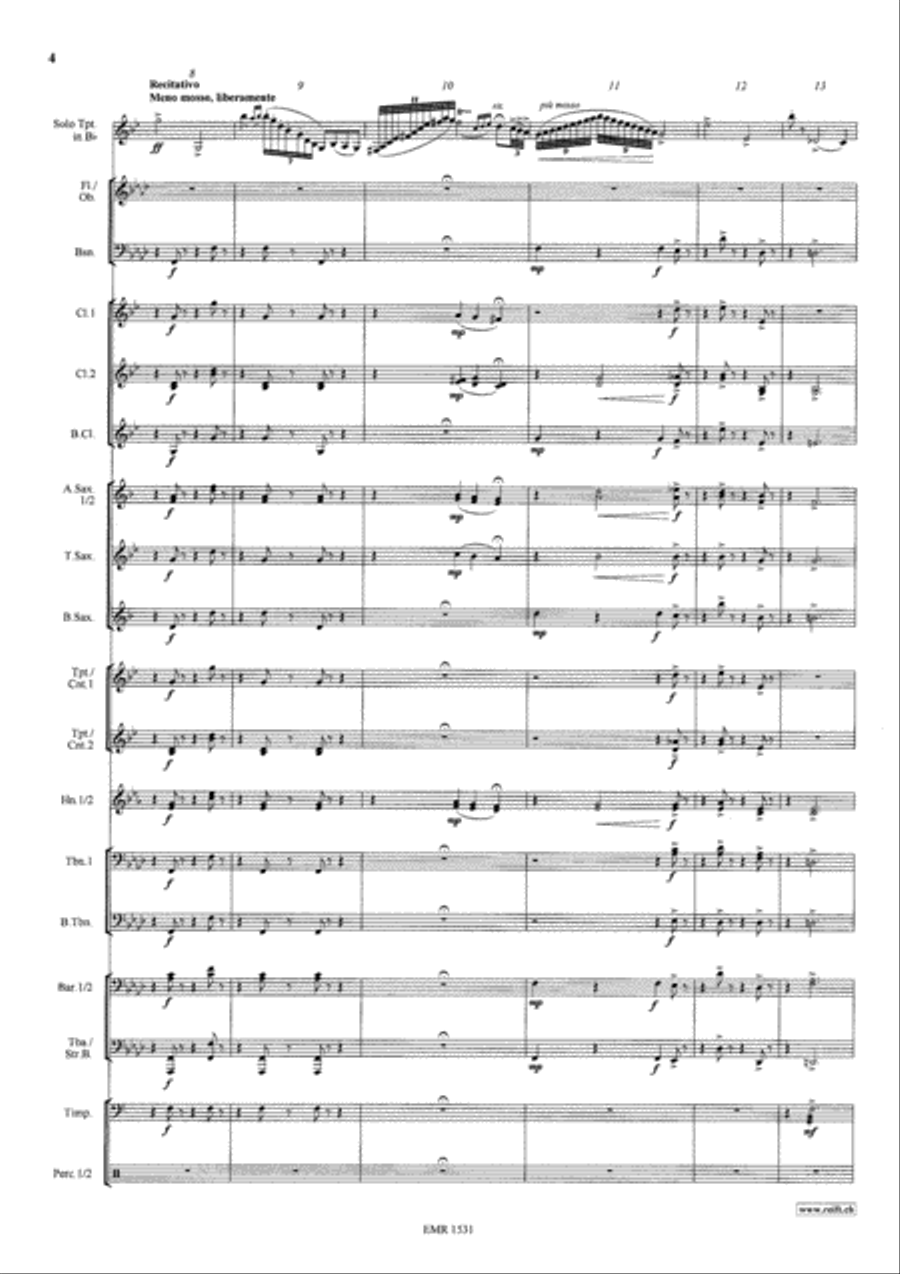 Konzertstuck No. 1 Concert Band scores gallery preview page 5