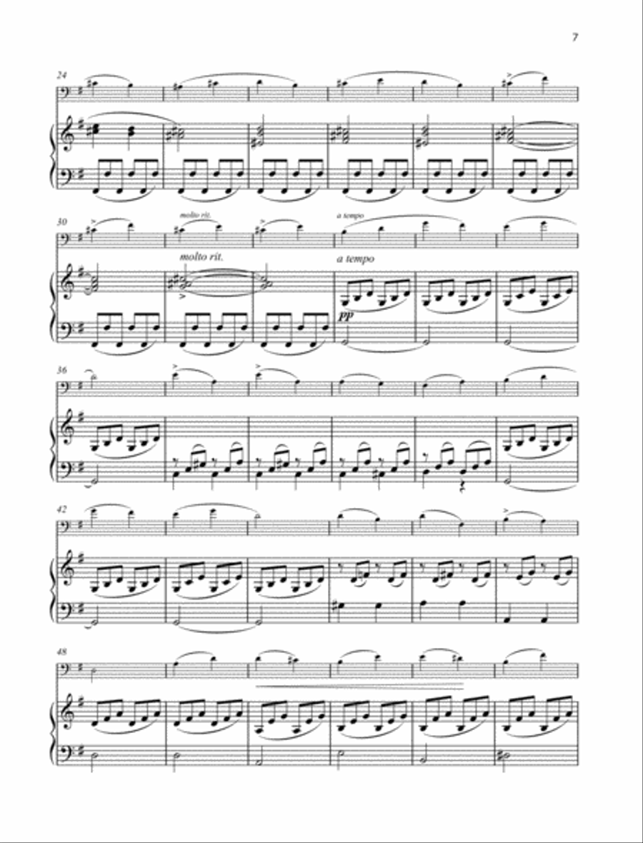 Berceuse Piano Accompaniment scores gallery preview page 3