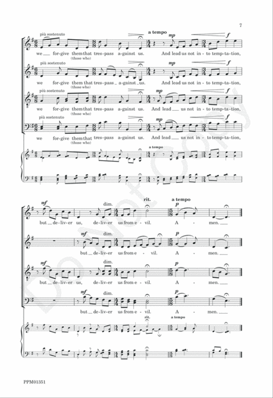 Preces and Responses Westminster Abbey Divisi scores gallery preview page 10