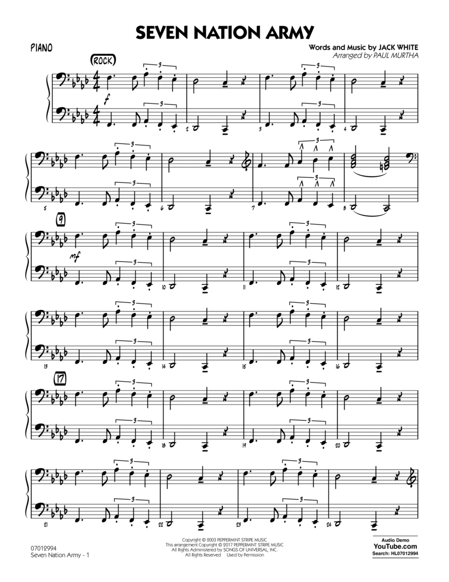 Seven nation army trombone hotsell