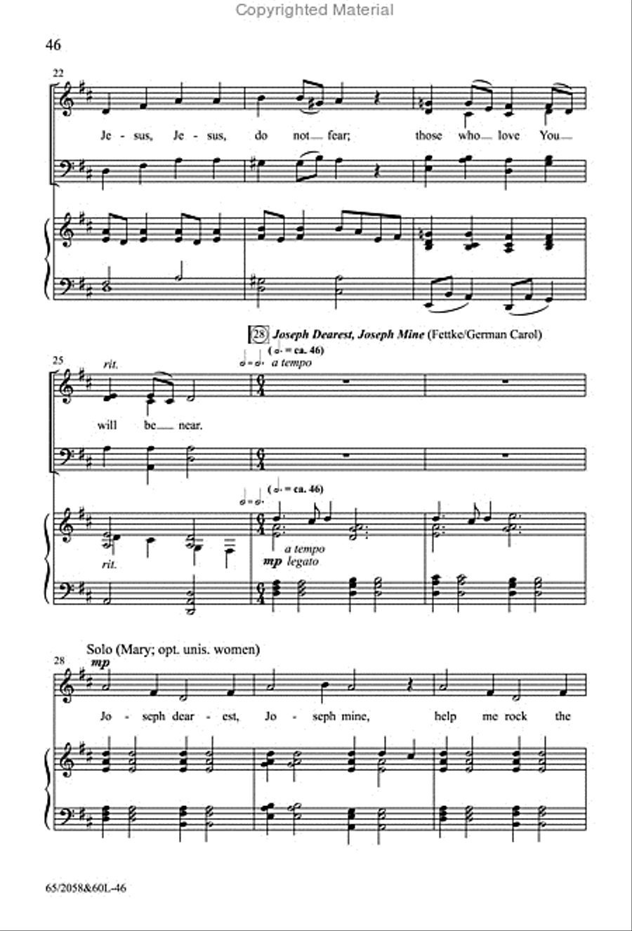 The Christmas Story - SATB Score with Performance CD 4-Part scores gallery preview page 26