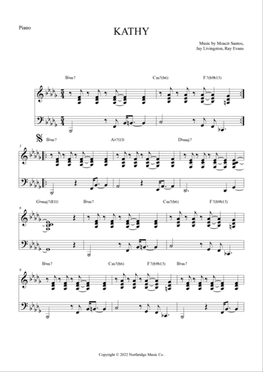 Kathy Alto Saxophone scores gallery preview page 3