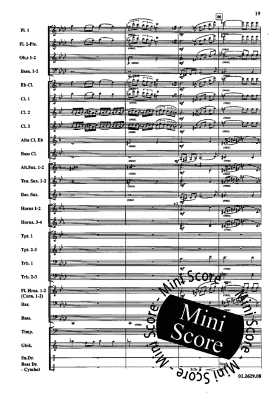 Musica Para Banda Concert Band scores gallery preview page 23