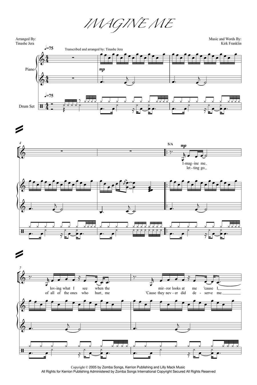 Imagine Me 4-Part scores gallery preview page 2