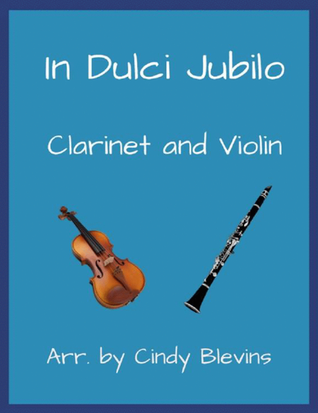 In Dulci Jubilo, Clarinet and Violin image number null
