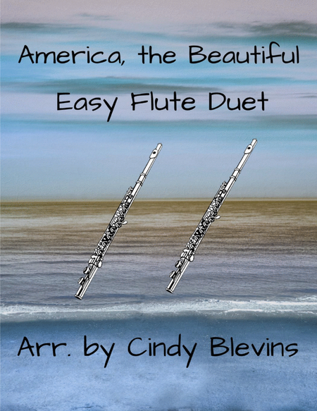 America, the Beautiful, Easy Flute Duet image number null