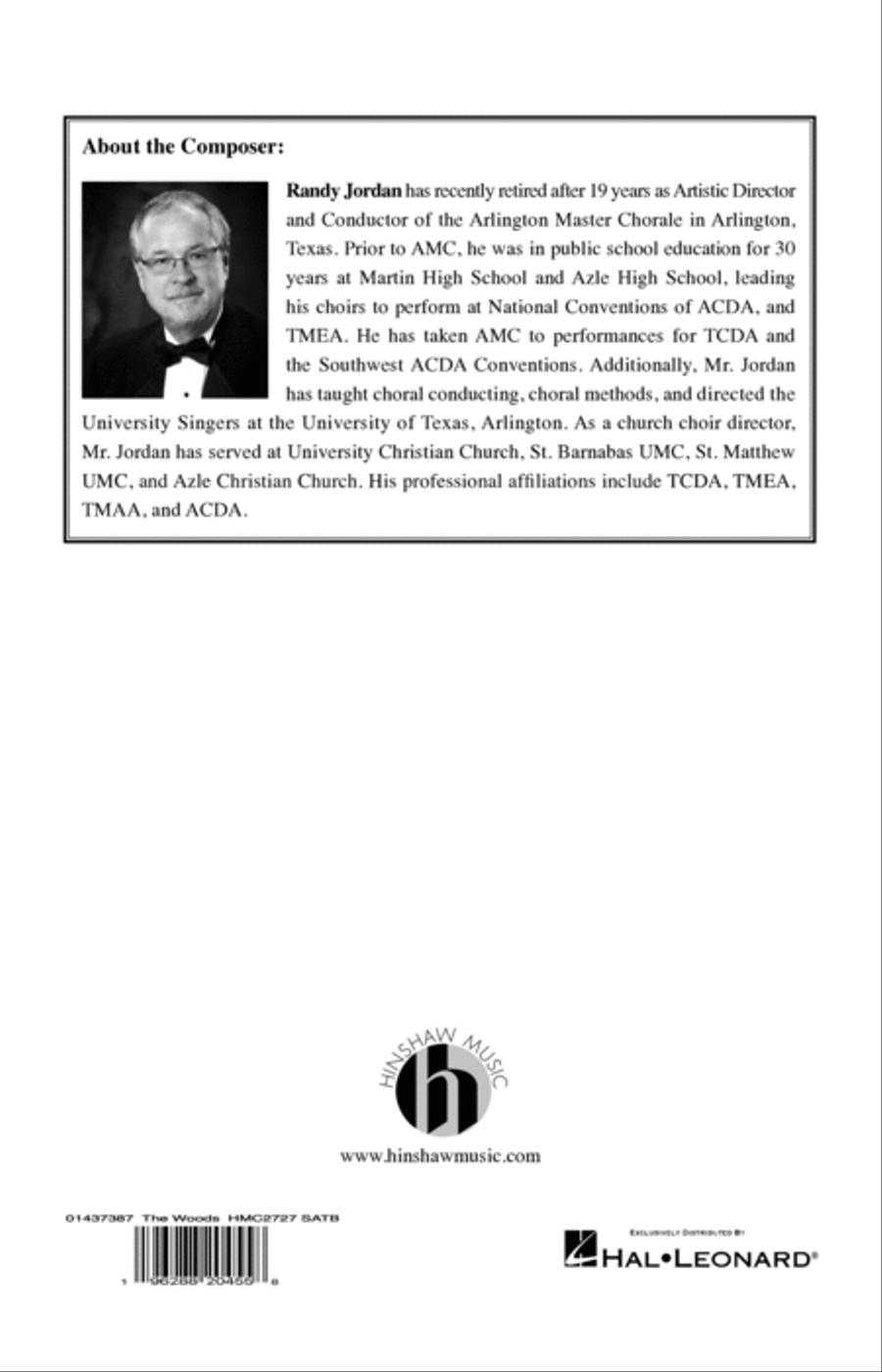 The Woods (Stopping By Woods On A Snowy Evening) 4-Part scores gallery preview page 15